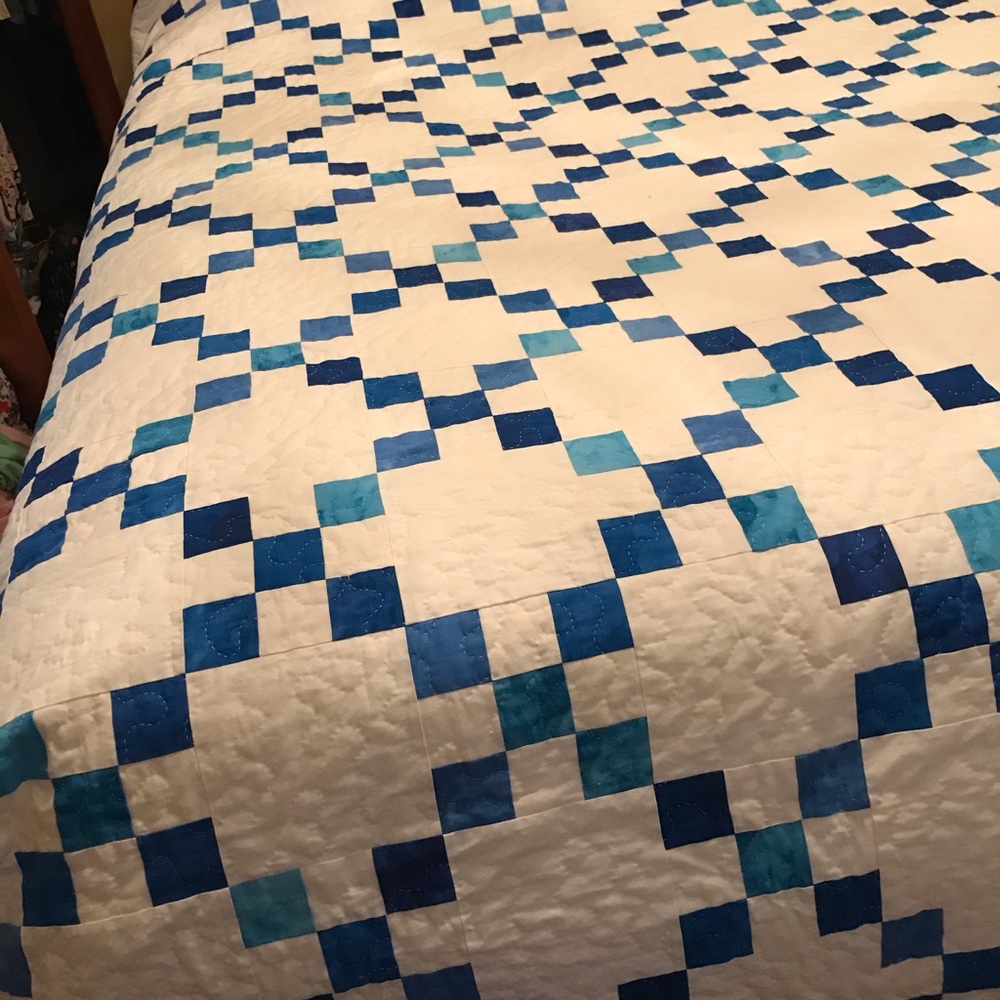 Hand stitched quilt